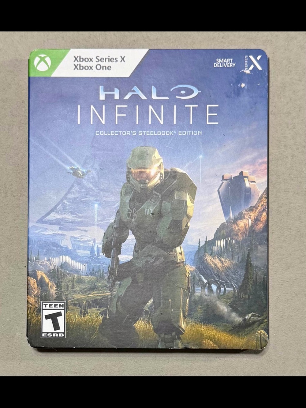 Microsoft Halo Infinite Collector's Steelbook Edition - Green & Blue Artwork